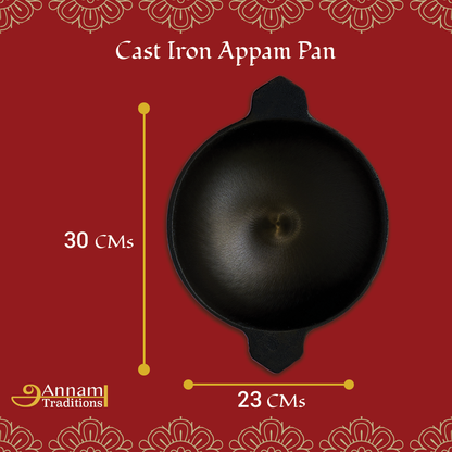 Cast Iron Appam Pan