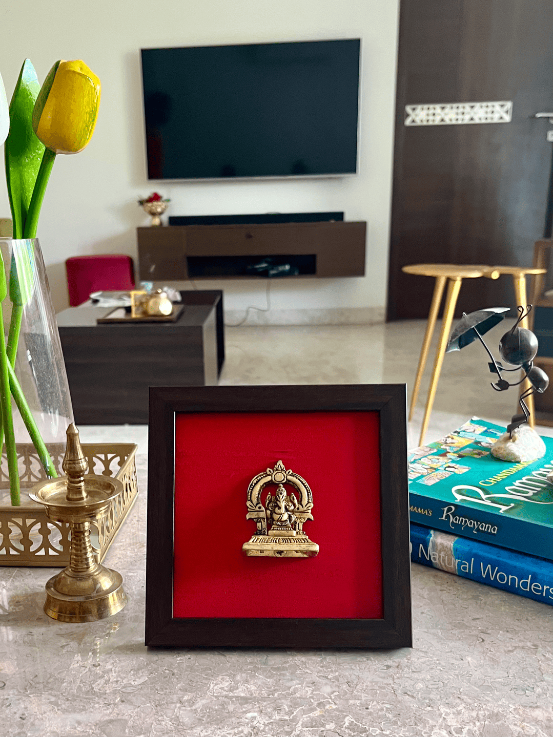 Lord Ganesha Ethnic Table Frame