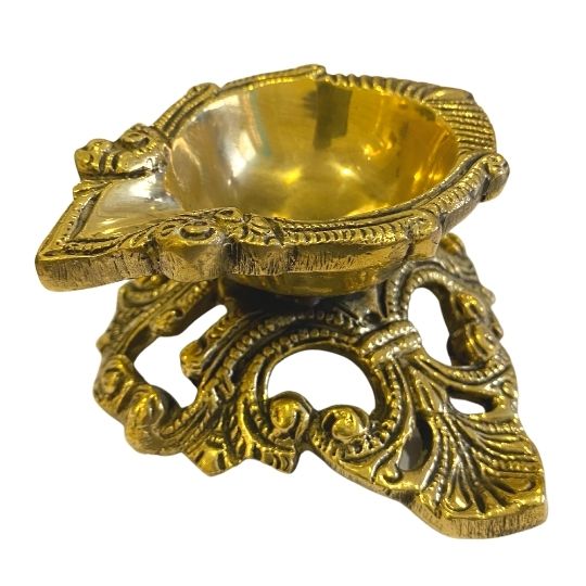 Ethnic Brass Designer Diya