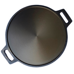 Cast Iron Smoothy Tawa 12 Inch - Double Handle