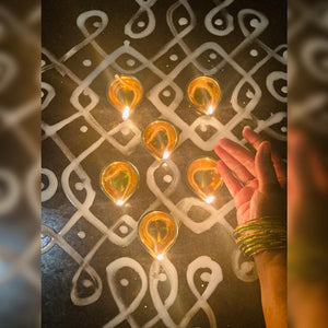 Brass Kolam Lamp (Vilakku)