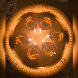Brass Kolam Lamp (Vilakku)